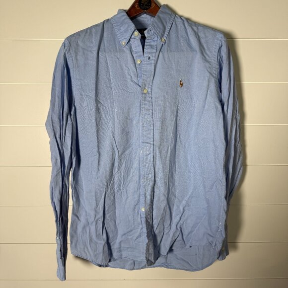 Ralph Lauren Other - Ralph Lauren French Blue Chambray Oxford Long Sleeve Button Down Sz Large